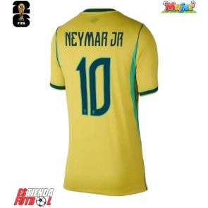 Brasil Neymar Jr #10 Primera Equipación Mujer Mundial 2026 Manga Corta
